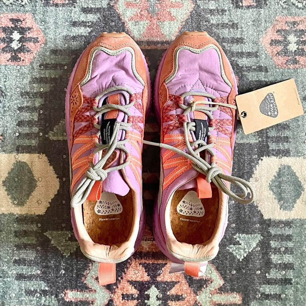 NWT - Flower Mountain Washi Sneakers (purple / orange) - Picture 2 of 6